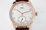 IWC Portuguese Automatic Watch Rose Gold White Dial 40mm ZF Factory